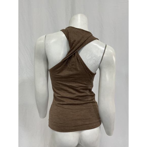 Loewe 'Anagram' Brown Wool Tank Top Size S - Picture 3 of 5